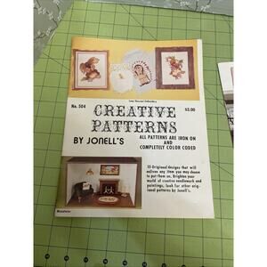Creative Patterns By Jonell's Vintage 1978 Iron On Color Coded